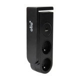 Multiprise Gekko clipsable 2 prises + 2 ports USB A+C - câble 1,5 m