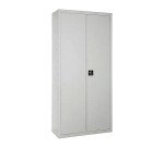 Armario escobero monoblock-montado Simon Locker 180x80x40 2/3 gris