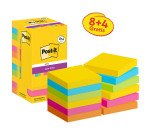 12 Post-it colorati Carnival super sticky di cui 4 in omaggio
