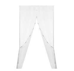 Cortina mosquitera blanca