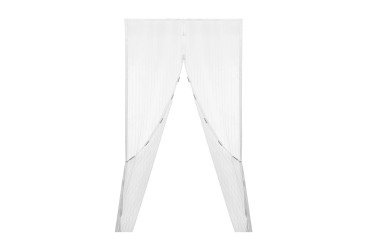 Cortina mosquitera blanca