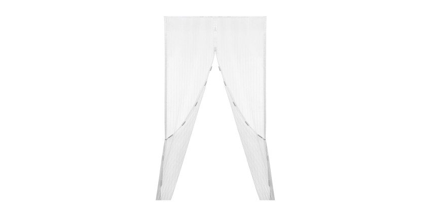 Cortina mosquitera blanca