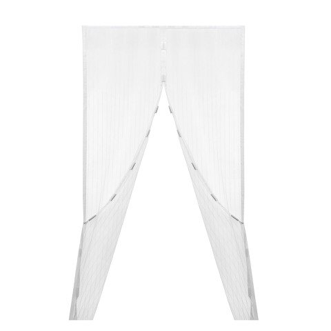 Cortina mosquitera blanca