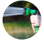 Manguera extensible conector y pistola de 8 funciones  7,5 m