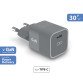 Force Power chargeur USB C 30W Power Delivery GaN gris