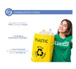 Force Power chargeur USB C 30W Power Delivery GaN gris