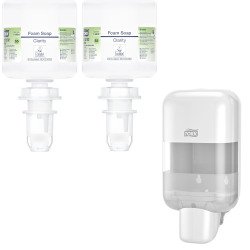 Tork Sapone a schiuma mani Limpido Mini S5 2 cartucce + dispenser omaggio