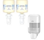Tork Sapone liquido mani profumazione delicata Mini S5 2 cartucce + dispenser Mini S5 omaggio