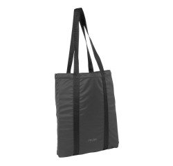 Bolso tote bag serie Shadow MILAN, negro