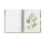 Agenda Flora Jardin semana vista espiral 160 x 218 mm Miquelrius
