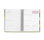 Agenda Flora Jardin semana vista espiral 160 x 218 mm Miquelrius