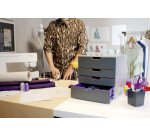 Module de classement Durable Varicolor® 4 tiroirs liseré de couleur