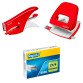Speciale promozione composta da una cuctirice 5547 ed un perforatore 5008 Leitz Wow colore rosso con inclusi 2.000 punti im omaggio