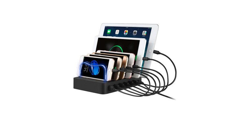 Stazione di ricarica 6 porte USB - Docking Station - Multiricarica