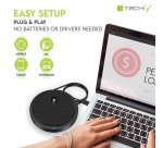 Speakerphone Microfono da conferenza USB omnidirezionale con tasto mute