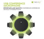 Speakerphone Microfono da conferenza USB omnidirezionale con tasto mute