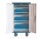 Stazione di ricarica ventilata 30 dispositivi - Notebook, smartphone - Carrello - Multiricarica