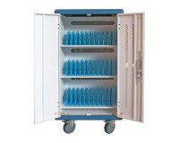 Stazione di ricarica ventilata 30 dispositivi - Notebook, smartphone - Carrello