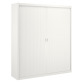 Rolluikkast demonteerbaar Specifieke breedtes B 180 x D 45 x H 200 cm witte behuizing / witte rolluiken
