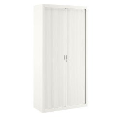 Armoire métal à rideaux démontable Classique H 200 x L 100 cm unicolore