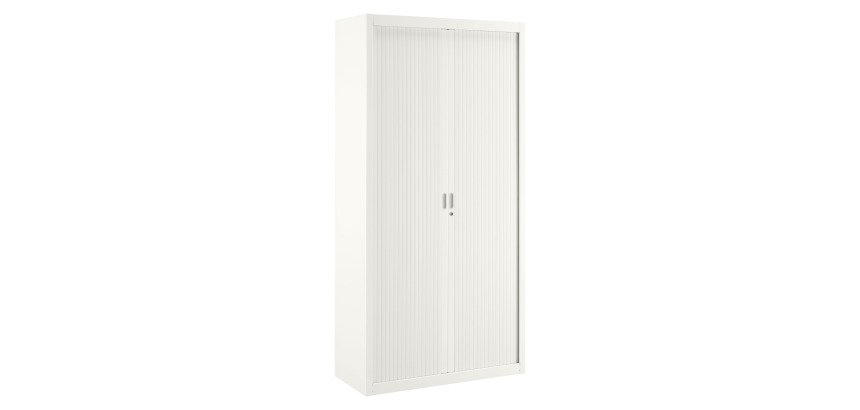 Armoire métal à rideaux démontable Classique H 200 x L 100 cm unicolore
