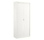 Armario de oficina metálico desmontable Clásico con puertas de persianas