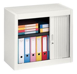 Armoire métal à rideaux démontable Classique H 70 x L 80 cm unicolore