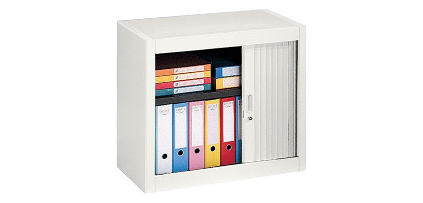 Armoire métal à rideaux démontable Classique H 70 x L 80 cm unicolore