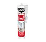 Sader mastic silicone multiusage blanc 280ml