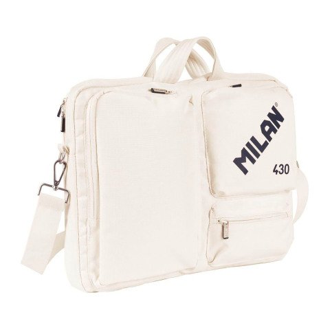 Maletín para portátil, MILAN colección 430 since 1918, beige