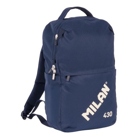 Mochila con cierre bloqueable de seguridad 15L MILAN 430 since 1918, azul marino