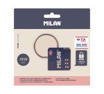 Candado TSA con cierre de combinación MILAN colección 430 since 1918, azul