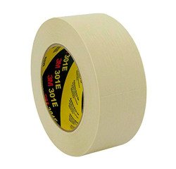Masking tape Industrial high performance 3M™ 301E, beige, 48 mm x 50 m - Set of 5