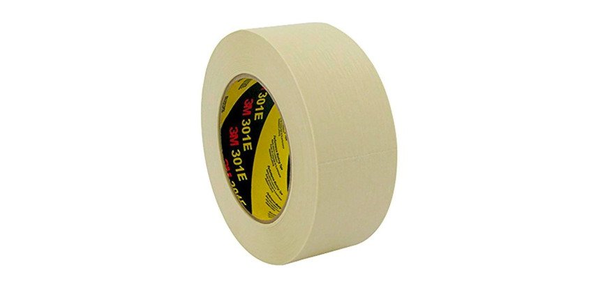 Ruban de masquage industriel performant3M™ 301E, beige, 48 mm x 50 m - Lot de 5