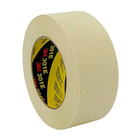 Ruban de masquage industriel performant3M™ 301E, beige, 48 mm x 50 m - Lot de 5