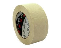Lot of 6 rolls of 3M™ 101E beige crepe paper masking tape, 48 mm x 50 m.