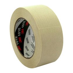 Lot de 6 rubans adhésif de masquage papier crêpé 3M™ 101E, beige, 48 mm x 50 m