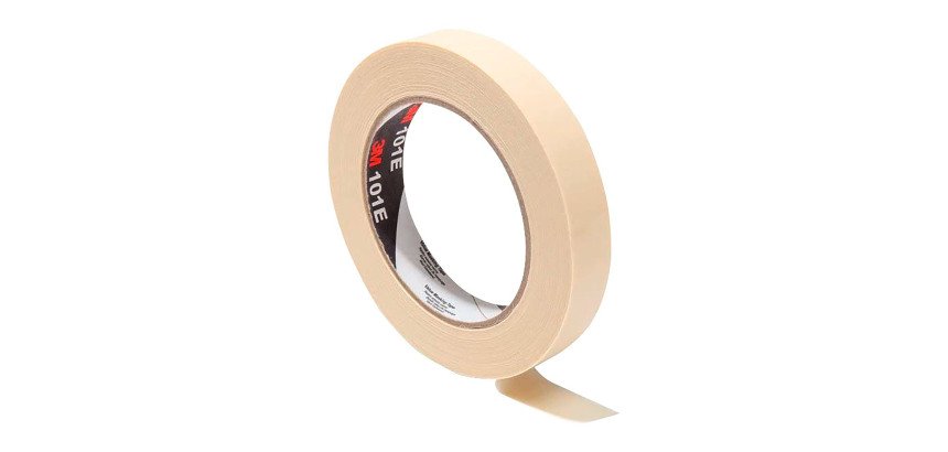 Lot de 9 rubans adhésif de masquage papier crêpé 3M™ 101E, beige, 24 mm x 50 m - Lot de 9