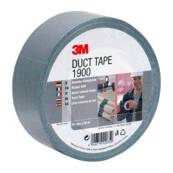 Ruban adhésif toilé 3M™ 1900, argent, 50 mm x 50 m