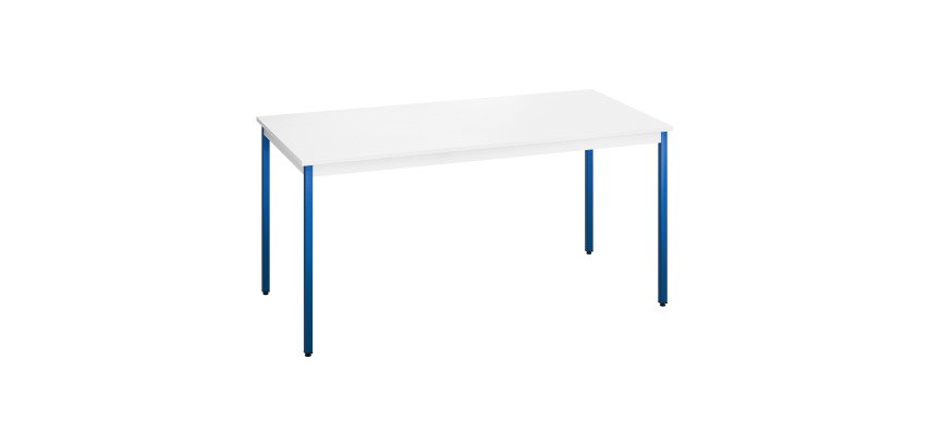 Table multi-usages plateau blanc L 160 x P 80 cm