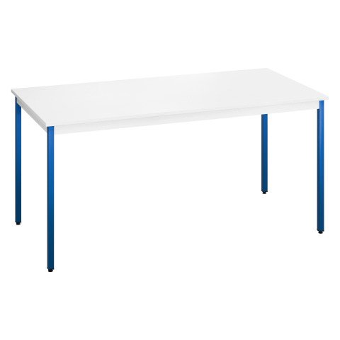 Mesa multiuso Eco 160 x 80 tablero blanco patas azules