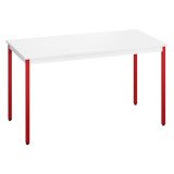 Table multi-usages plateau blanc L 140 x P 70 cm