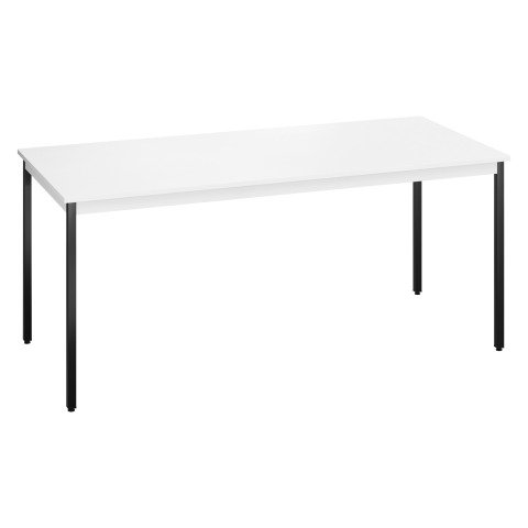 Mesa multiuso Eco 180 x 80 tablero blanco patas negras