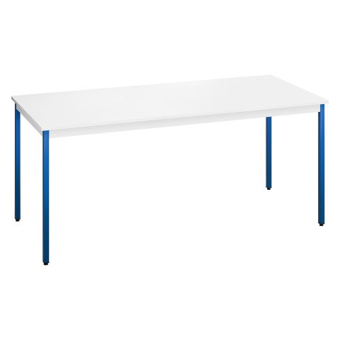 Mesa multiuso Eco 180 x 80 tablero blanco patas azules