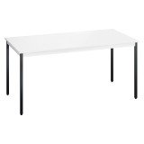 Table multi-usages plateau blanc L 160 x P 80 cm