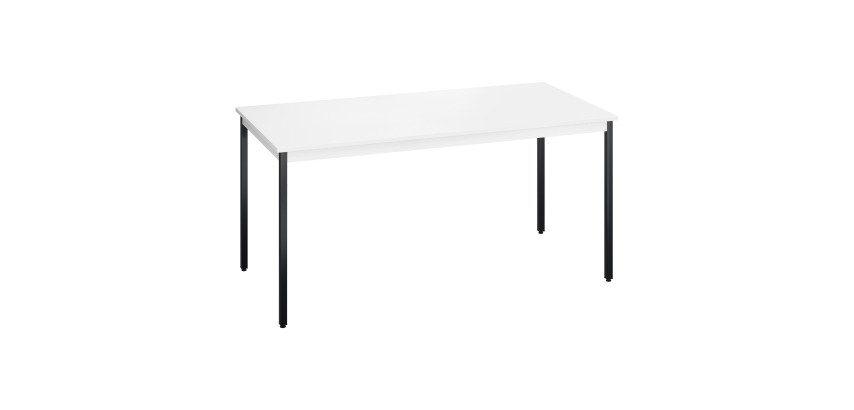 Table multi-usages plateau blanc L 160 x P 80 cm