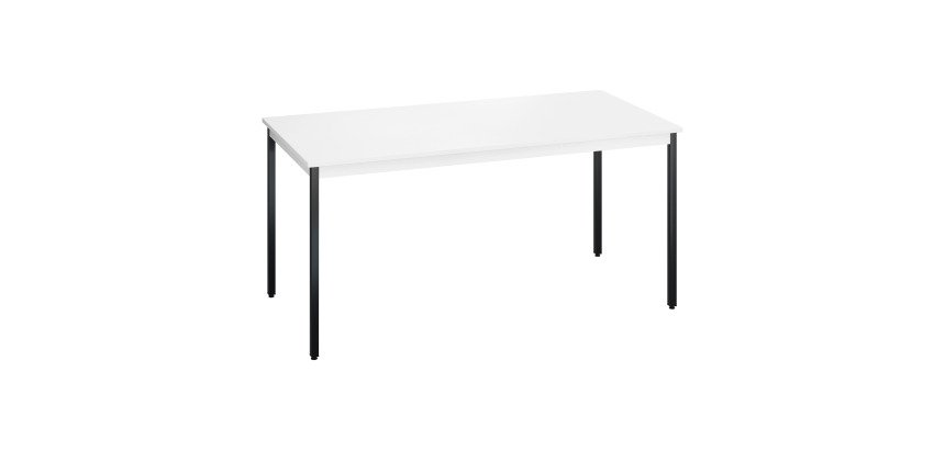 Table multi-usages plateau blanc L 160 x P 80 cm