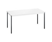 Table multi-usages plateau blanc L 160 x P 80 cm