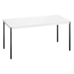 Table multi-usages plateau blanc L 160 x P 80 cm
