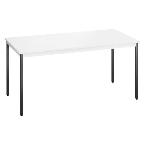 Mesa multiuso Eco 160 x 80 tablero blanco patas antracitas